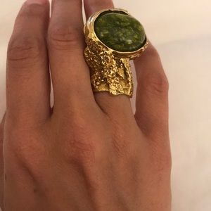 Yves Saint Laurent Arty Cocktail Ring Size 5